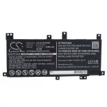 Utángyártott Asus laptop Li-Polymer akkumulátor 7.6V 5000mAh PP21AT149Q-1, C21N1409 - CameronSino