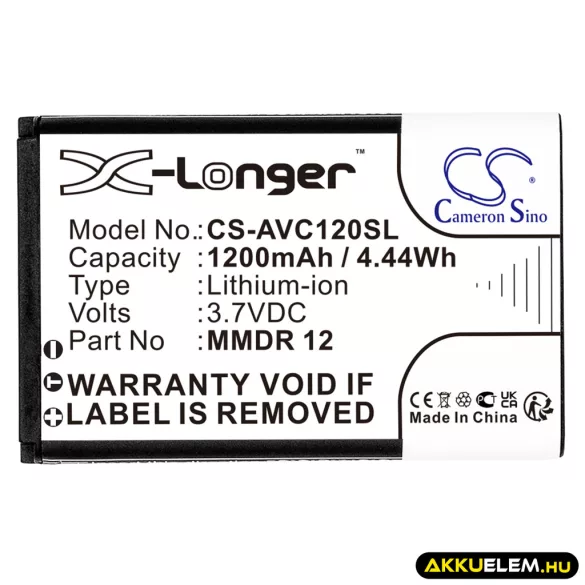 Utángyártott Imperial mobil Li-ion akkumulátor 3.7V 1200mAh - CameronSino