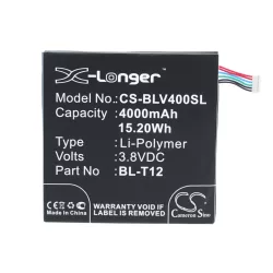   Utángyártott LG Tablet Li-Polymer akkumulátor 3.8V 4000mAh BL-T12, EAC62438201 - CameronSino