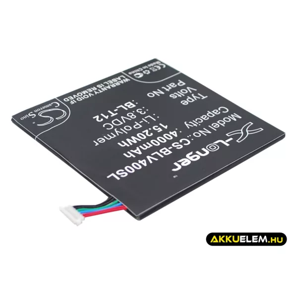 Utángyártott LG Tablet Li-Polymer akkumulátor 3.8V 4000mAh BL-T12, EAC62438201 - CameronSino