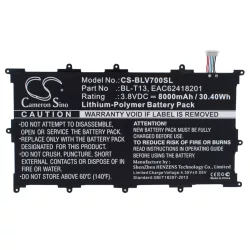   Utángyártott LG Tablet Li-Polymer akkumulátor 3.8V 8000mAh BL-T13, EAC62418201 - CameronSino