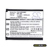 Utángyártott Casio Kamera Li-ion akkumulátor 3.7V 1050mAh NP-160 - CameronSino
