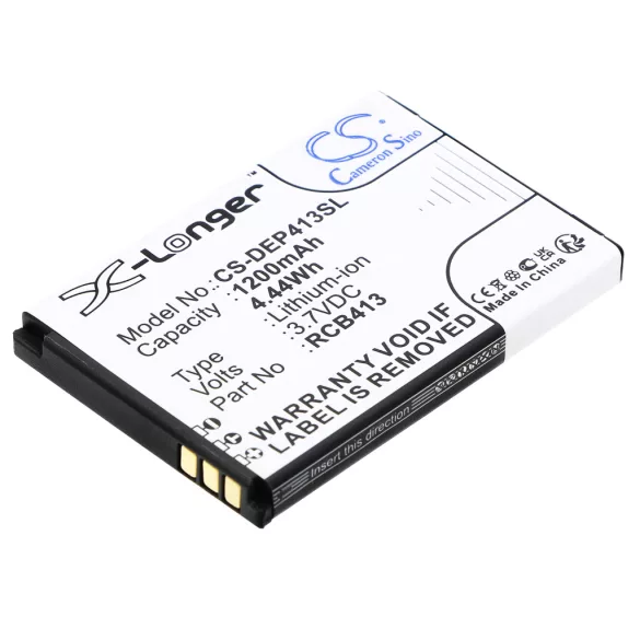 Utángyártott Doro mobil Li-ion akkumulátor 3.7V 1200mAh RCB01P01, RCB413 - CameronSino