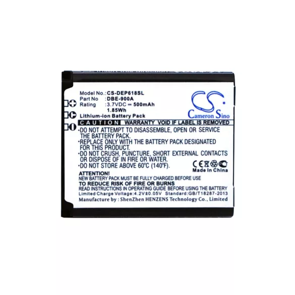 Utángyártott Doro mobil Li-ion akkumulátor 3.7V 500mAh DBE-900A - CameronSino