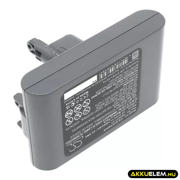 Utángyártott Dyson porszívó Li-ion akkumulátor 22.2V 1500mAh 965557-03, Type-B - CameronSino