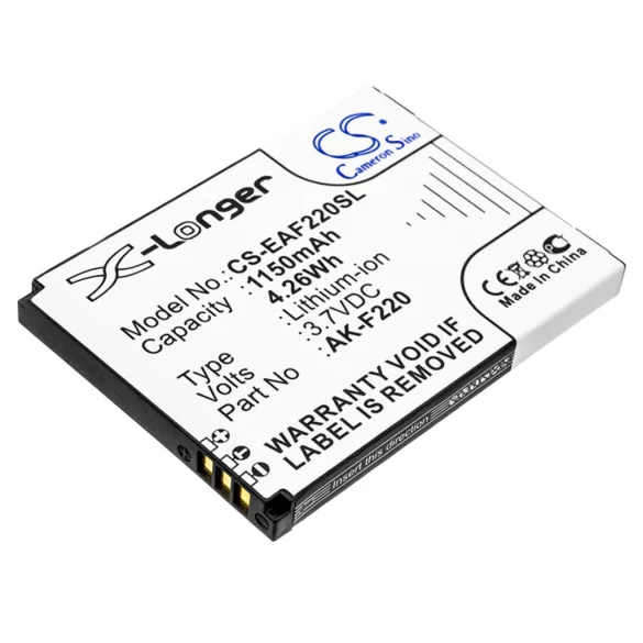 Utángyártott Emporia mobil Li-ion akkumulátor 3.7V 1150mAh AK-F220 - CameronSino
