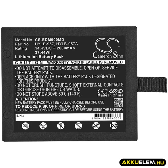 Utángyártott Omron Orvosi Li-ion akkumulátor 14.4V 2600mAh - CameronSino