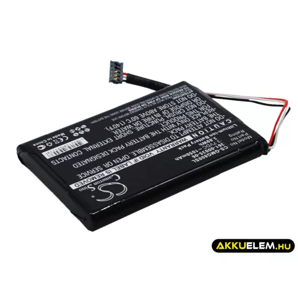 Utángyártott Garmin GPS Li-ion akkumulátor 3.7V 1050mAh 361-00035-06 - CameronSino