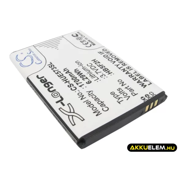 Utángyártott Optus Hotspot Li-ion akkumulátor 3.7V 1700mAh - CameronSino