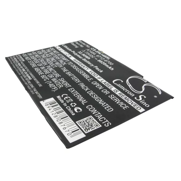 Utángyártott Apple Tablet Li-Polymer akkumulátor 3.73V 8820mAh 6712-6700, A1484 - CameronSino