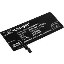   Utángyártott Apple mobil Li-Polymer akkumulátor 3.82V 2160mAh 616-0805, 616-0806 - CameronSino