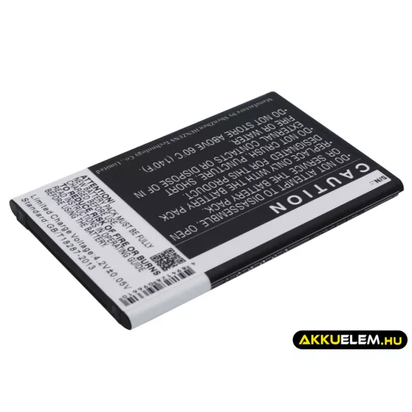 Utángyártott KAZAM mobil Li-ion akkumulátor 3.7V 1600mAh KAX10, KAX10MXJAK038738 - CameronSino
