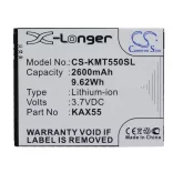 Utángyártott KAZAM mobil Li-ion akkumulátor 3.7V 2600mAh KAX55, KAX55-BKBAK007752 - CameronSino
