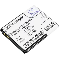   Utángyártott LG mobil Li-ion akkumulátor 3.8V 2400mAh BL-59UH, EAC62258801 - CameronSino