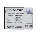 Utángyártott Mobistel mobil Li-ion akkumulátor 3.8V 2000mAh Cynus T8, BTY26190 - CameronSino