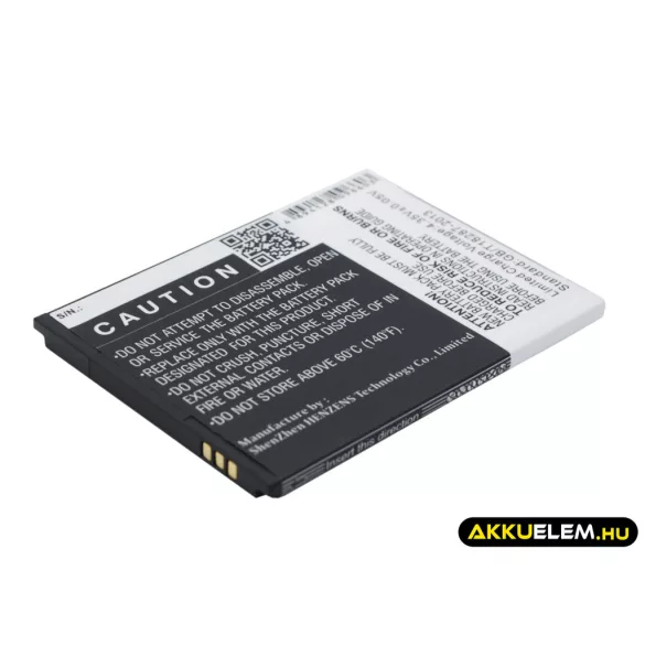 Utángyártott Mobistel mobil Li-ion akkumulátor 3.8V 2000mAh Cynus T8, BTY26190 - CameronSino