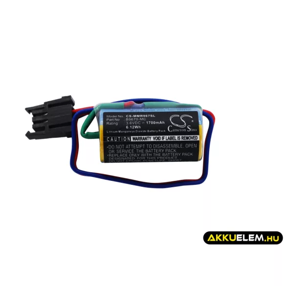 Utángyártott Mitsubishi PLC Li-SOCl2 elem 3.6V 1700mAh A6BAT, A6BAT-MRBAT - CameronSino