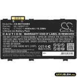 Utángyártott Zebra Vonalkód szkenner Li-ion akkumulátor 3.7V 4400mAh BTRY-RF85-44MA1-01, BTRY-TC55-29MA1-01 - CameronSino