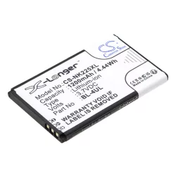   Utángyártott Nokia mobil Li-ion akkumulátor 3.7V 1200mAh BL-4UL, BL-4WL - CameronSino