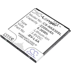   Utángyártott Microsoft mobil Li-ion akkumulátor 3.8V 2200mAh - CameronSino
