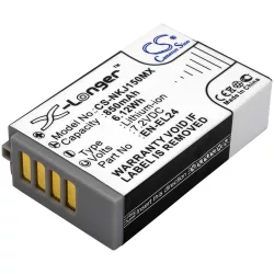   Utángyártott NiKon Kamera Li-ion akkumulátor 7.2V 850mAh EN-EL24, VFB11901 - CameronSino