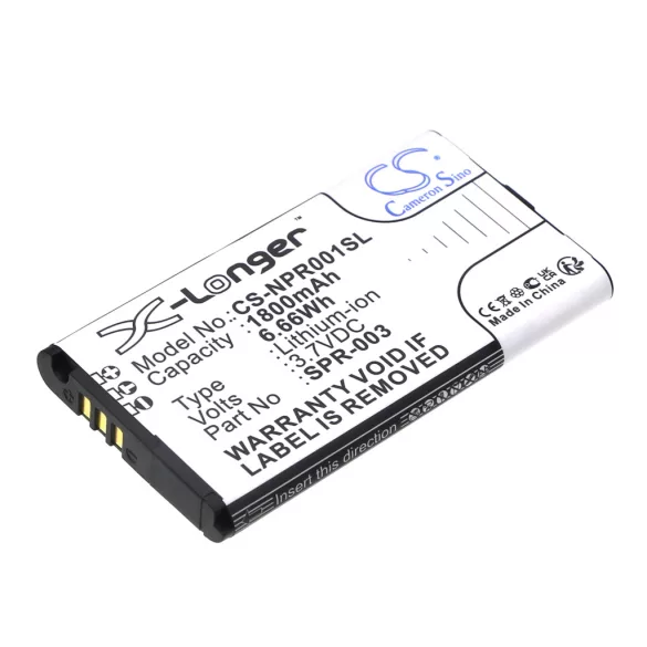 Utángyártott Nintendo Játékkonzol Li-ion akkumulátor 3.7V 1800mAh SPR-003, SPR-A-BPAA-CO - CameronSino
