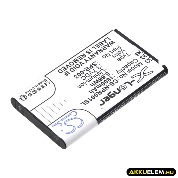 Utángyártott Nintendo Játékkonzol Li-ion akkumulátor 3.7V 1800mAh SPR-003, SPR-A-BPAA-CO - CameronSino
