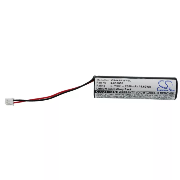 Utángyártott Nvidia Távirányító Li-ion akkumulátor 3.7V 2600mAh LC18650 - CameronSino