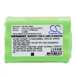   Utángyártott Nortel Vezeték nélküli telefon Ni-MH akkumulátor 3.6V 900mAh NT8B45AH, CPH-525 - CameronSino