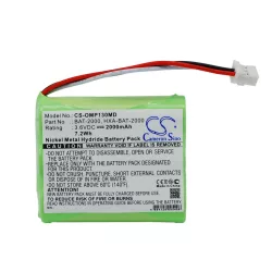   Utángyártott Omron Orvosi Ni-MH akkumulátor 3.6V 2000mAh BAT-2000, HXA-BAT-2000 - CameronSino