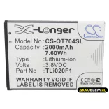 Utángyártott Orange mobil Li-ion akkumulátor 3.8V 2000mAh - CameronSino