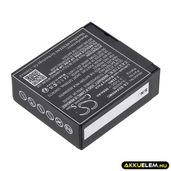 Utángyártott Cybernetik Kamera Li-ion akkumulátor 3.7V 900mAh - CameronSino