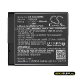 Utángyártott Cybernetik Kamera Li-ion akkumulátor 3.7V 900mAh - CameronSino