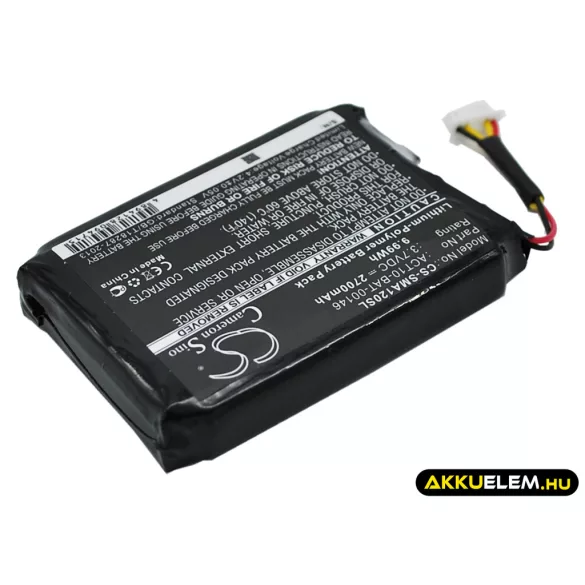 Utángyártott Satmap GPS Li-Polymer akkumulátor 3.7V 2700mAh 1S2PE583759-02X, ACT10-BAT-00146 - CameronSino