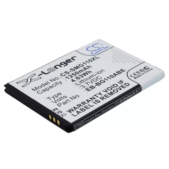 Utángyártott Samsung mobil Li-ion akkumulátor 3.7V 1250mAh EB-BG110ABE - CameronSino