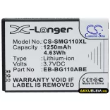 Utángyártott Samsung mobil Li-ion akkumulátor 3.7V 1250mAh EB-BG110ABE - CameronSino