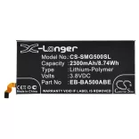 Utángyártott Samsung mobil Li-Polymer akkumulátor 3.8V 2300mAh EB-BA500ABE, GH43-04337A - CameronSino