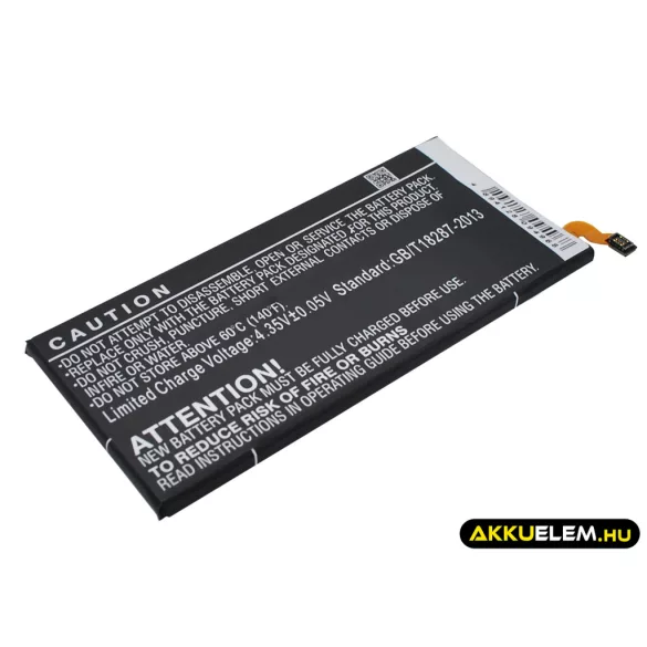Utángyártott Samsung mobil Li-Polymer akkumulátor 3.8V 2300mAh EB-BA500ABE, GH43-04337A - CameronSino