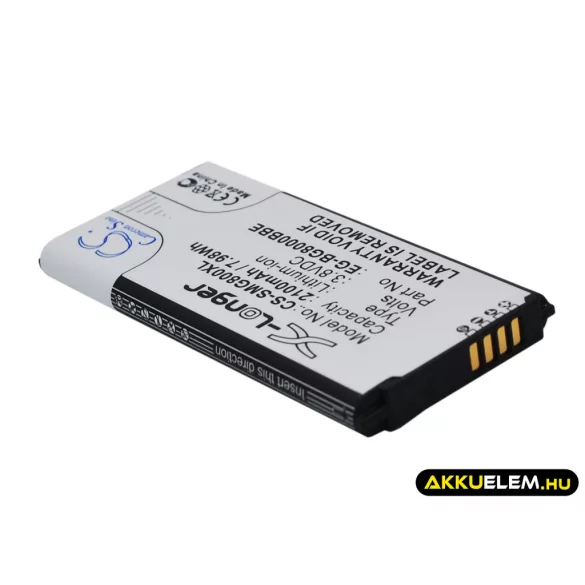 Utángyártott Samsung mobil Li-ion akkumulátor 3.85V 2100mAh EG-BG800BBE, EB-BG800BBE - CameronSino