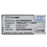 Utángyártott Samsung mobil Li-ion akkumulátor 3.85V 1860mAh EB-BG850BBE, EB-BG850BBC - CameronSino