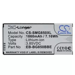   Utángyártott Samsung mobil Li-ion akkumulátor 3.85V 1860mAh EB-BG850BBE, EB-BG850BBC - CameronSino