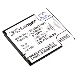   Utángyártott Samsung mobil Li-ion akkumulátor 3.85V 1850mAh EB-BJ100CBE, EB-BJ100CBZ X-hosszabb támogatás NFC-vel - CameronSino