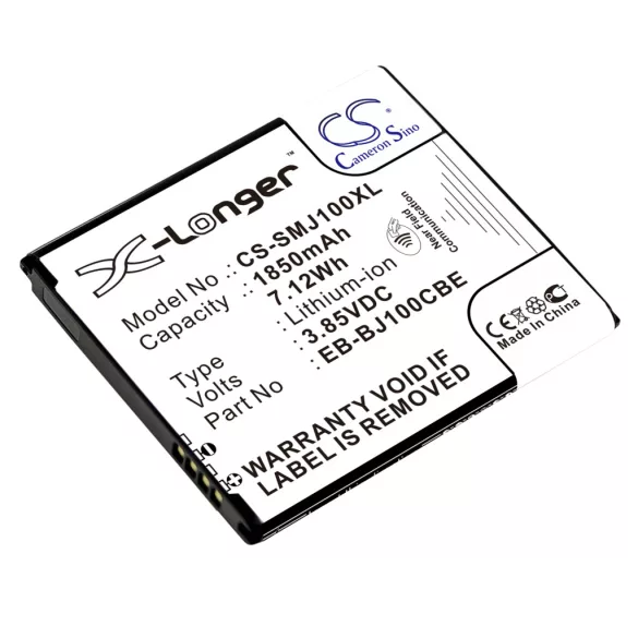 Utángyártott Samsung mobil Li-ion akkumulátor 3.85V 1850mAh EB-BJ100CBE, EB-BJ100CBZ X-hosszabb támogatás NFC-vel - CameronSino
