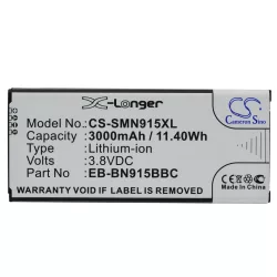   Utángyártott Samsung mobil Li-ion akkumulátor 3.8V 3000mAh EB-BN915BBC, EB-BN915BBE X-Hosszabb - CameronSino