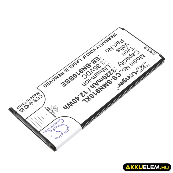 Utángyártott Samsung mobil Li-ion akkumulátor 3.85V 3220mAh EB-BN910BBE - CameronSino
