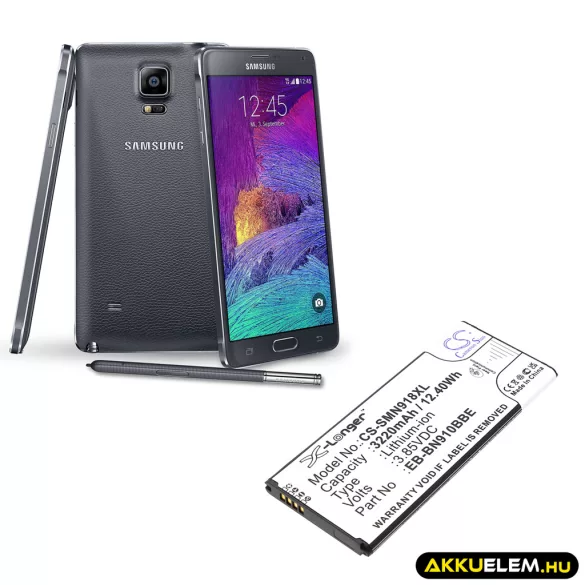 Utángyártott Samsung mobil Li-ion akkumulátor 3.85V 3220mAh EB-BN910BBE - CameronSino