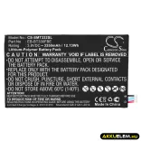 Utángyártott Samsung Tablet Li-Polymer akkumulátor 3.8V 3350mAh EB-BT330FBE, GH43-04112A;GH43-04112B - CameronSino