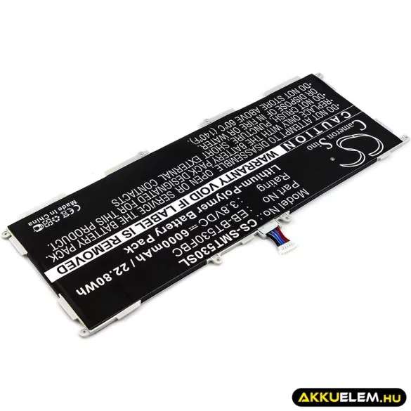 Utángyártott Samsung Tablet Li-Polymer akkumulátor 3.8V 6000mAh EB-BT530FBC, EB-BT530FBU - CameronSino