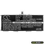 Utángyártott Samsung Tablet Li-Polymer akkumulátor 3.8V 6000mAh EB-BT530FBC, EB-BT530FBU - CameronSino