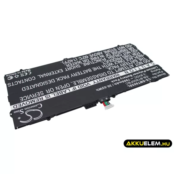Utángyártott Samsung Tablet Li-Polymer akkumulátor 3.8V 7900mAh EB-BT800FBC, EB-BT800FBU - CameronSino